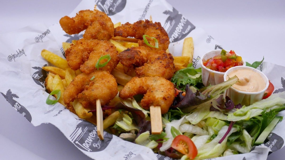 King Prawn Skewer Meal