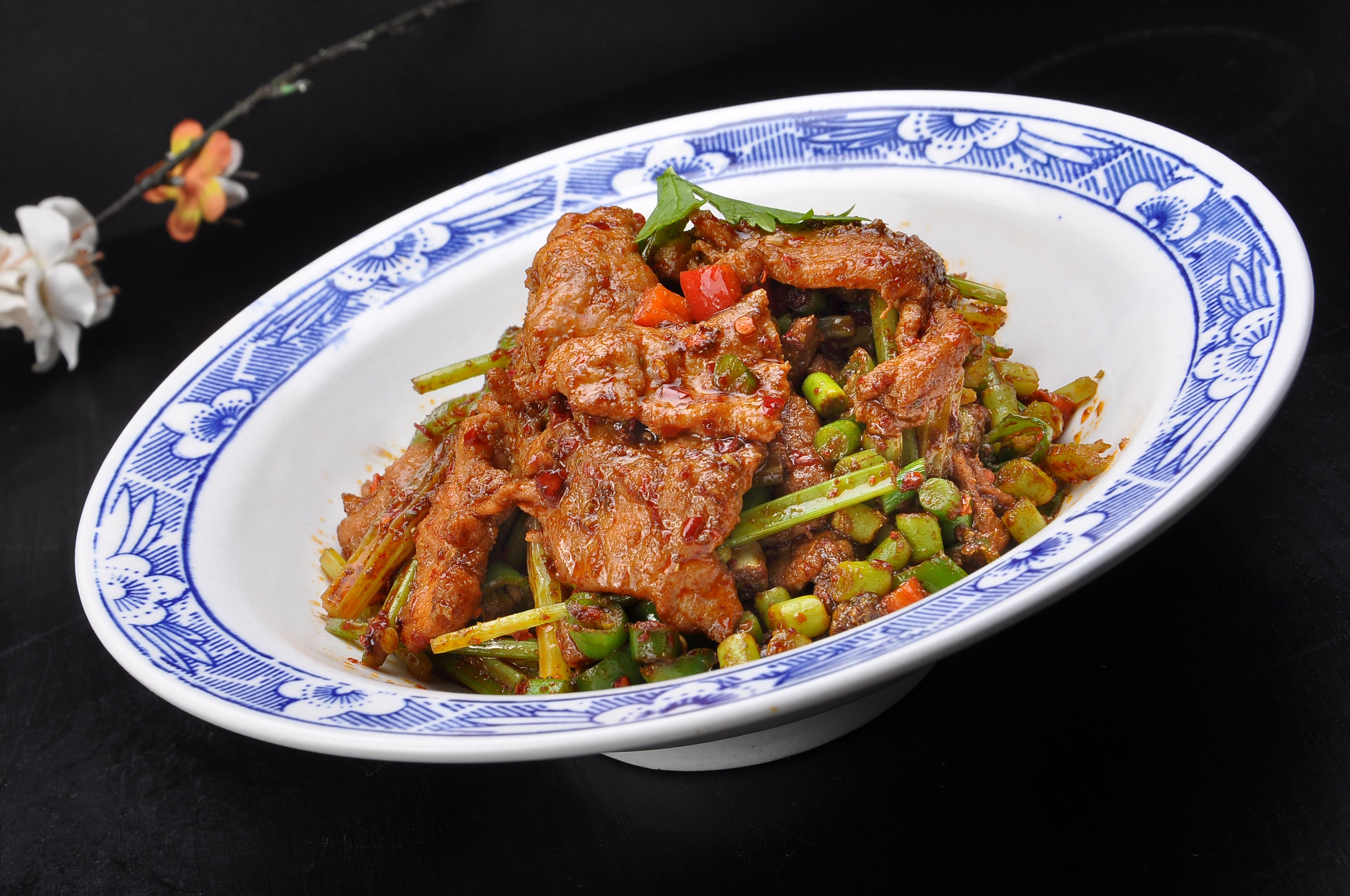 Beef Slices with Cumin 孜然牛肉