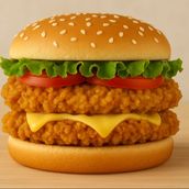 Double Zinger Burger
