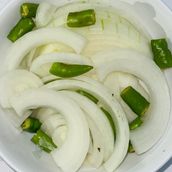 Mix Onions And Green Chili