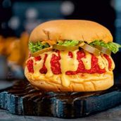 Flames Beef Burger