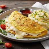 Egg Omelette With Cheese