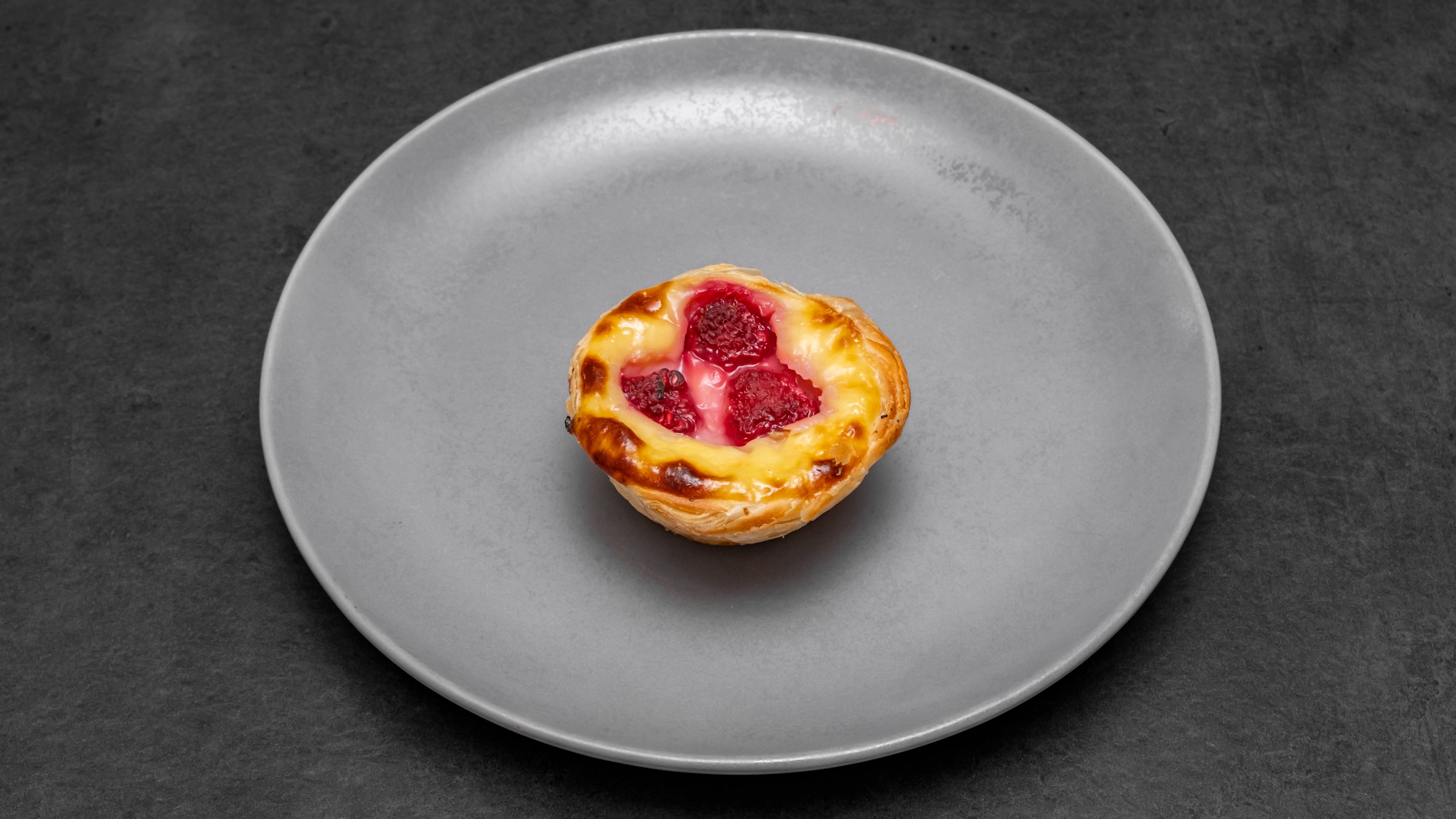 Raspberry Pastel De Nata