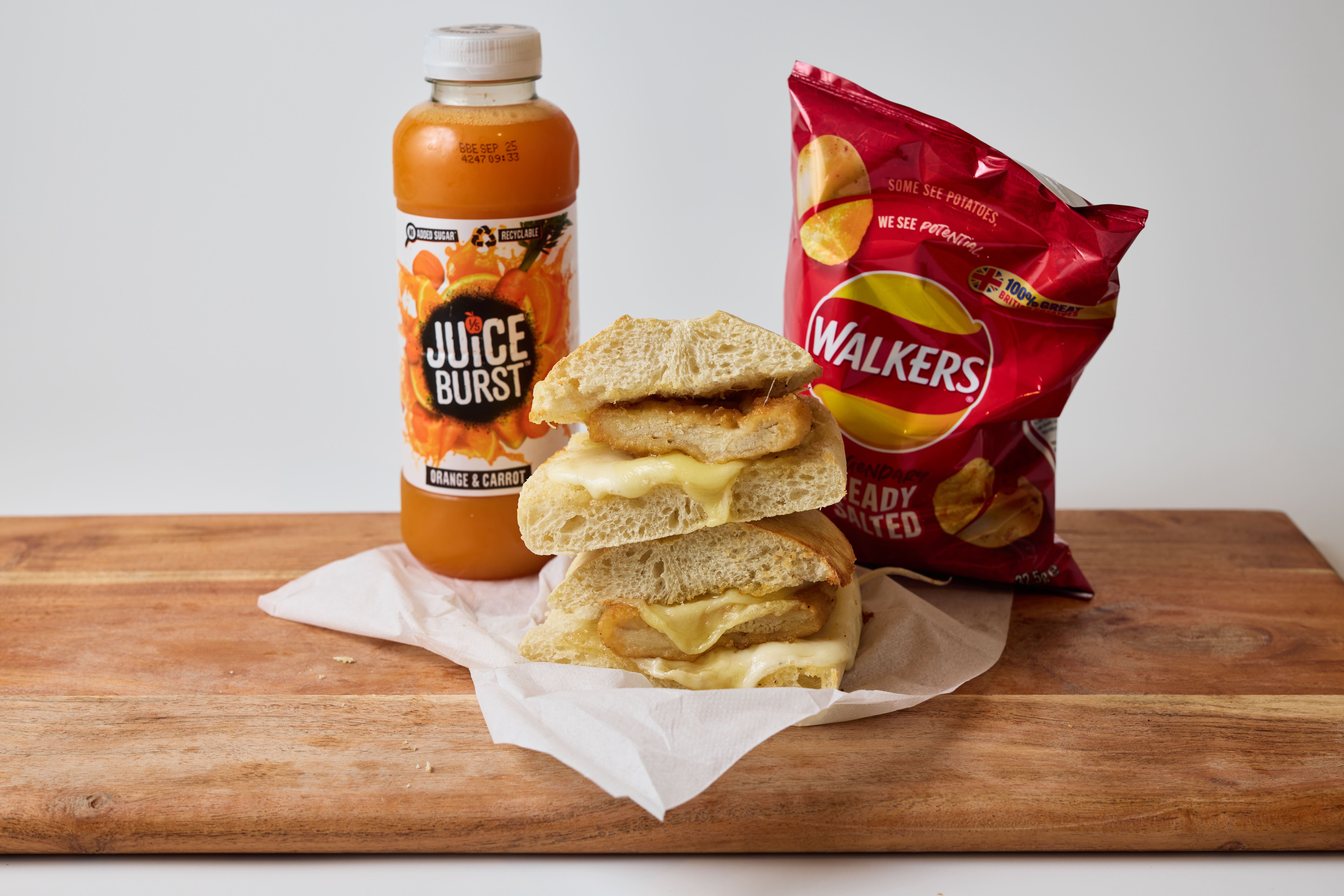 Chicken Escalope Panini Meal Deal