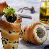 The Olives And Labneh Cone
