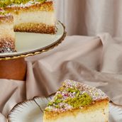 Basbousa Cream Cake