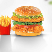 Double Chicken Fillet Burger