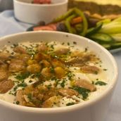 Chickpeas Fattah Yougurt And Nuts
