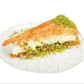 turkish baklava with ice cream 1 piece