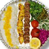 Vaziri Kebab with Rice