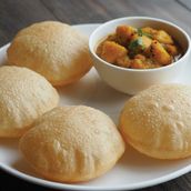 Poori Daal Fry (4 Nos)