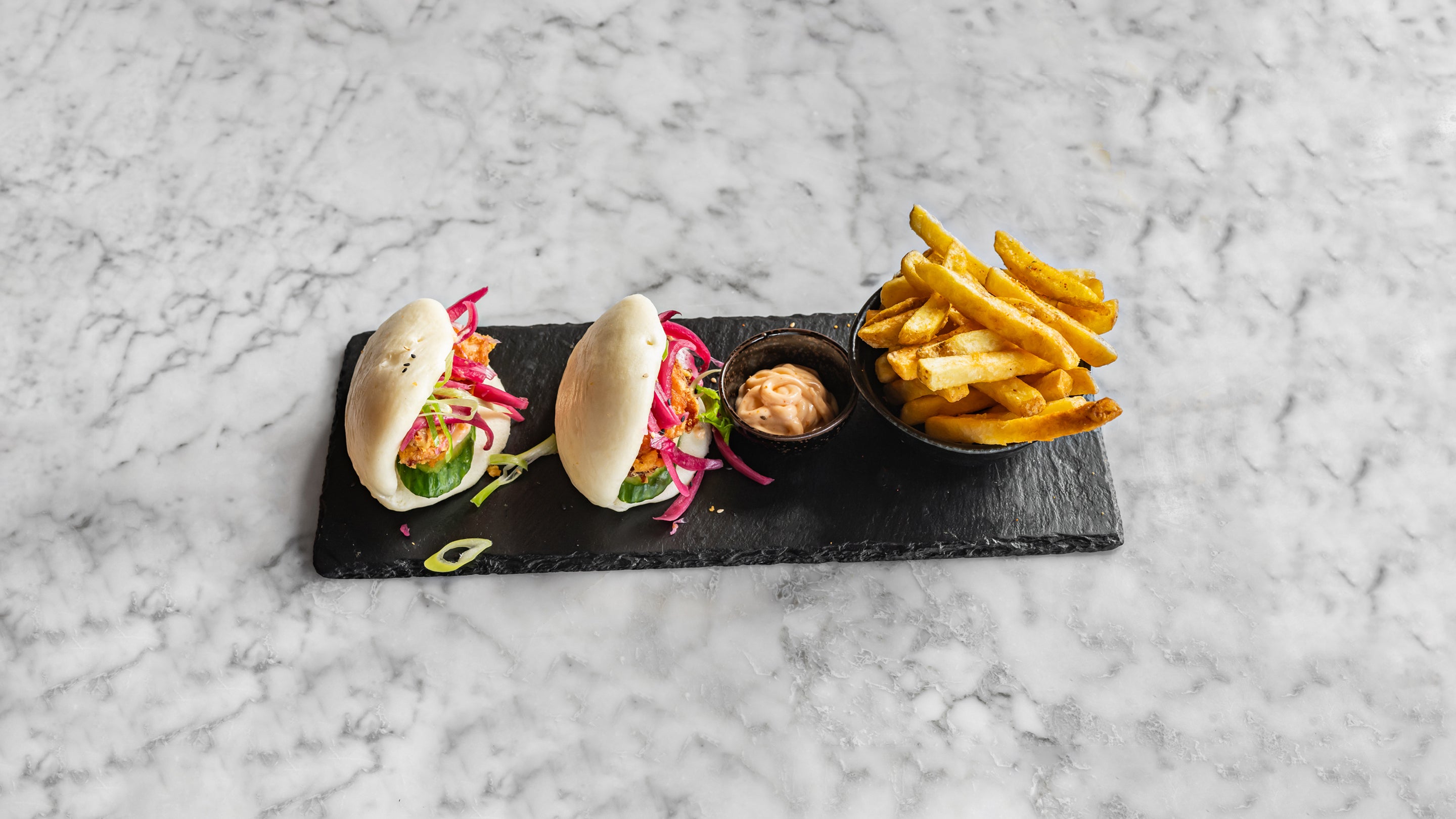 Chicken Karaage Bao Bun