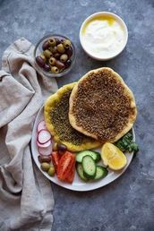 Cheese And Zaatar Dish