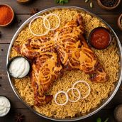 DYNAMITE CHICKEN MANDI - FULL CHARCOAL (BBQ - GRILL )