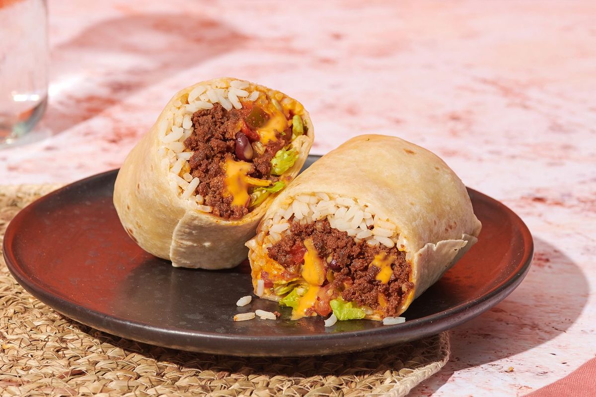 Beef and Cheese Burrito