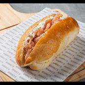 Smoked salmon and Philadelphia BRIDGE ROLL