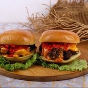 Mishkak Meat Burger Mini Double