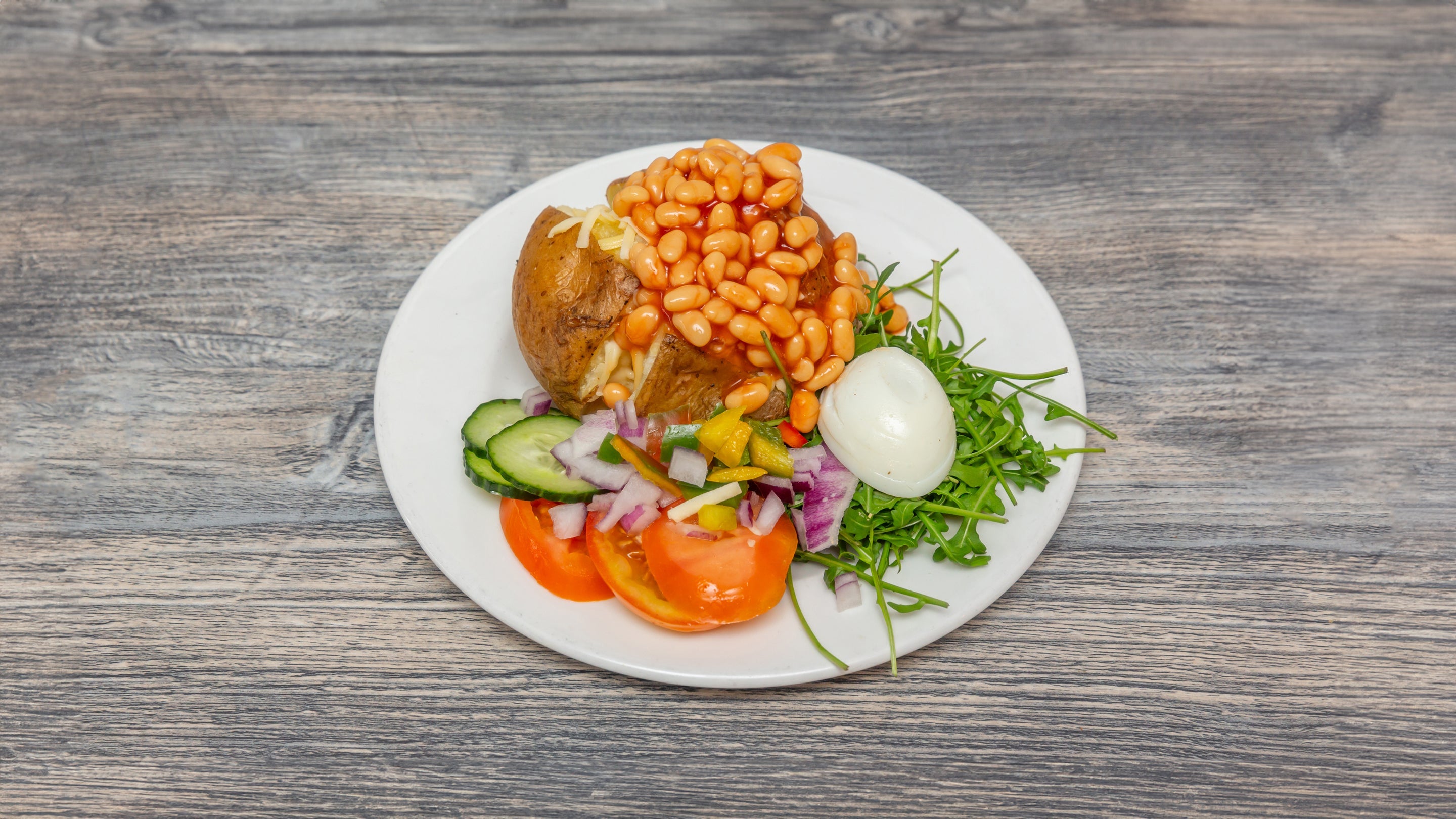 Cheddar Cheese and Beans
