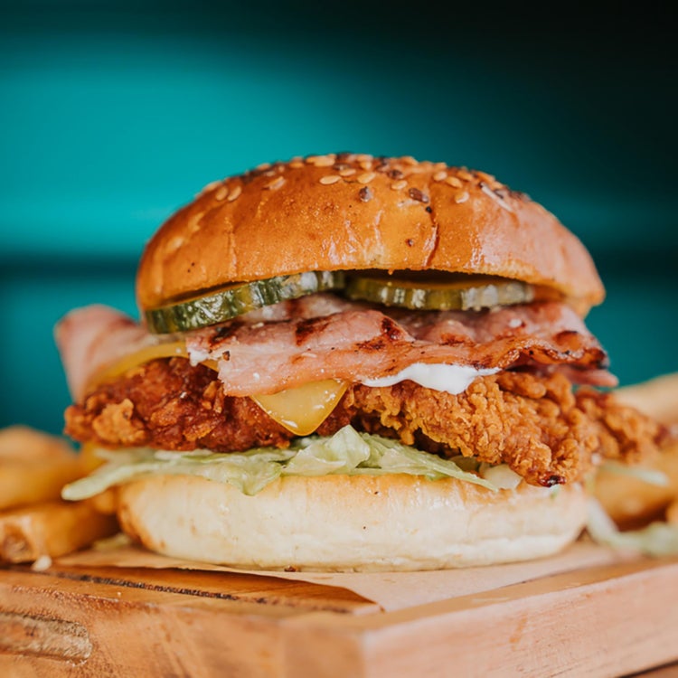 Chicken & Bacon Burger