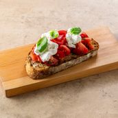 Bruschetta With Tomatoes And Stracciatella