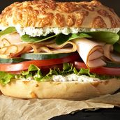 Turkey Ham And Tomato Bagel