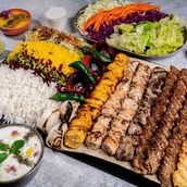 Mix Grill 4 Person W Rice 8 Skewers