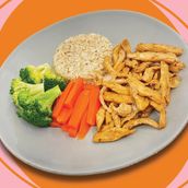 Chicken Strips in Onions