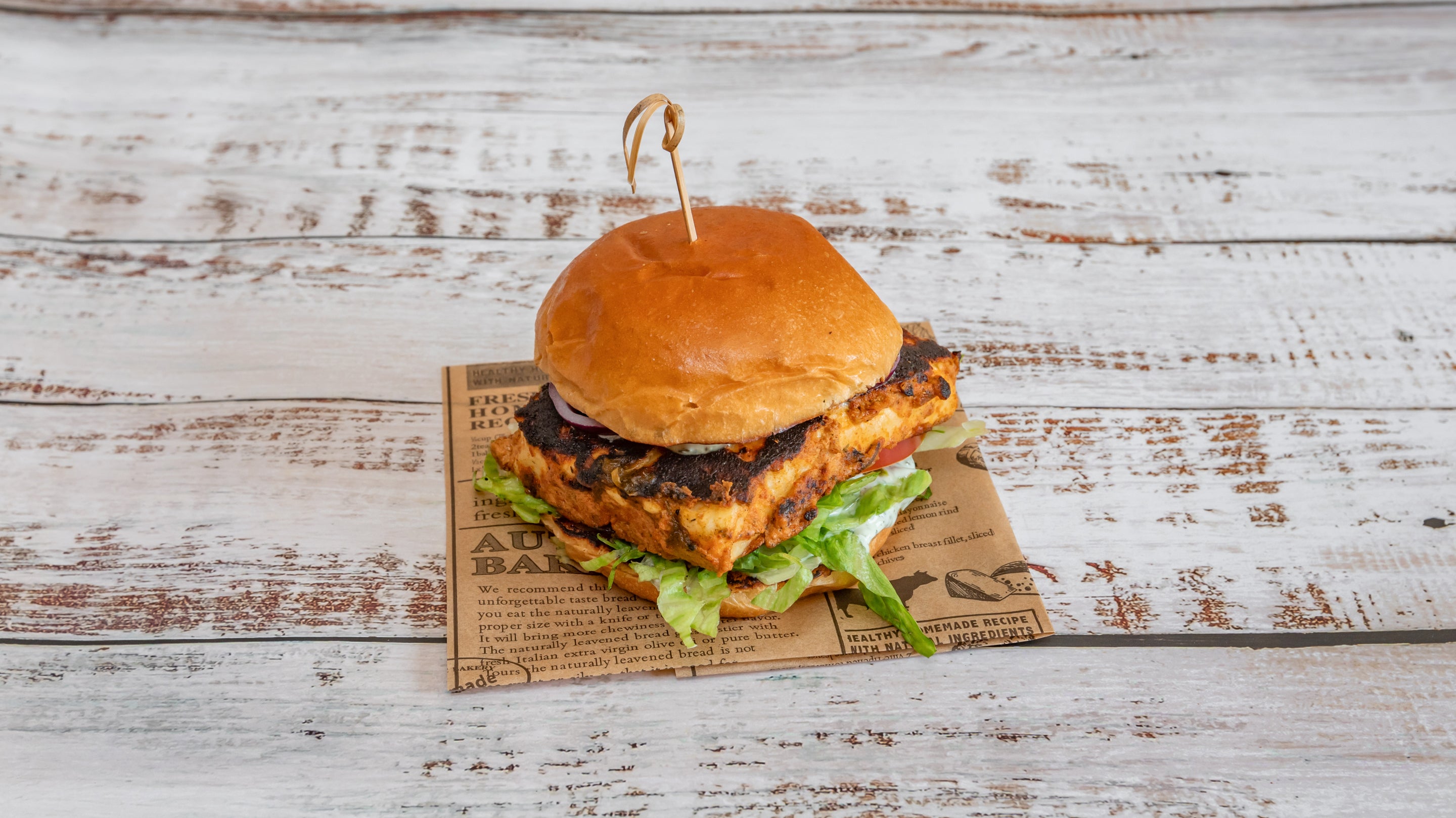 Paneer Tikka Maharaja Burger