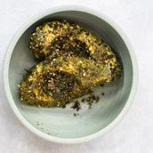 Avocado with furikake spices