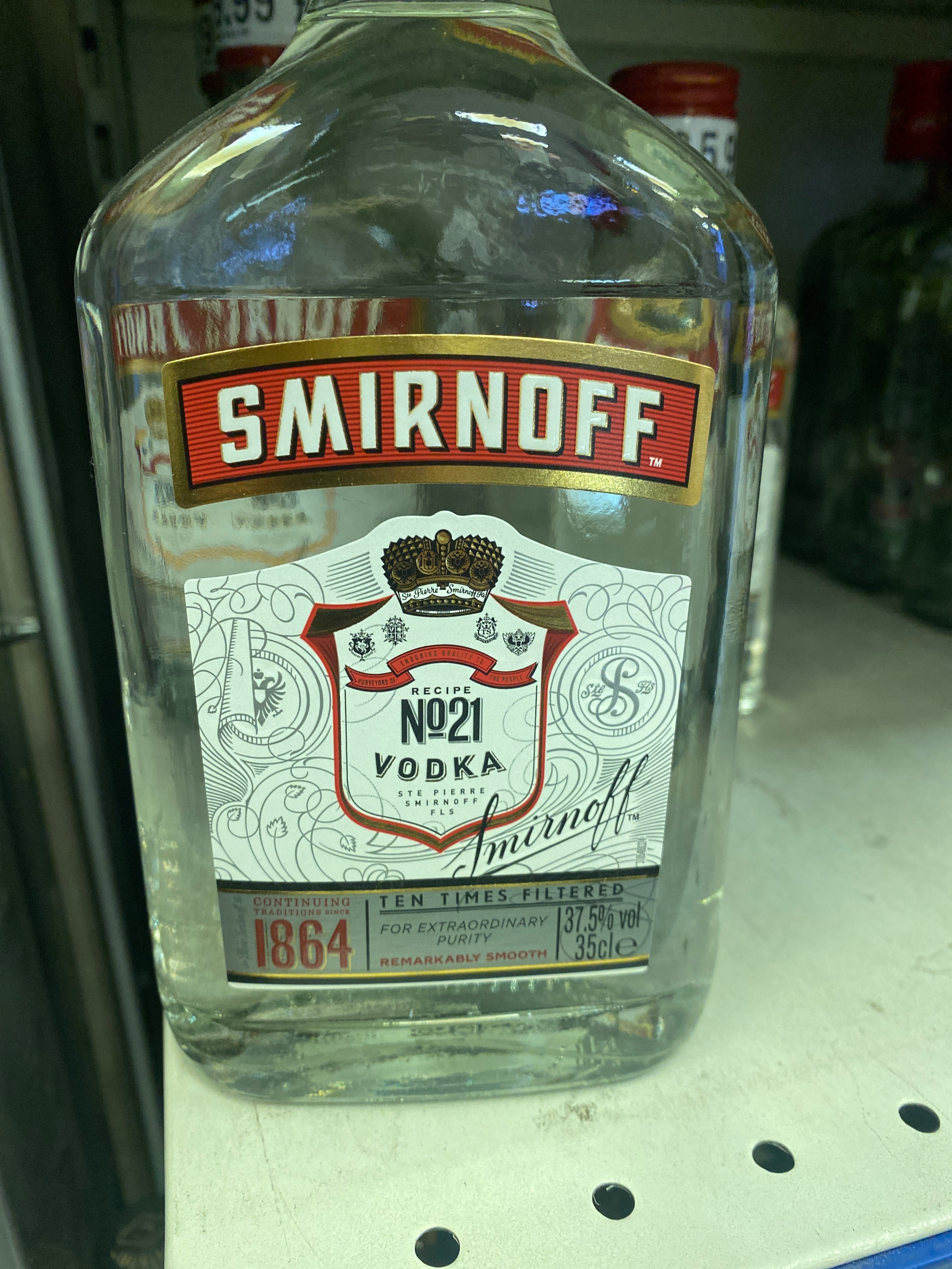 Smirnoff vodka 35cl