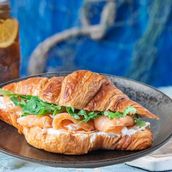 Smoked Salmon croissant