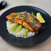 Teriyaki salmon