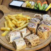 Arabic Meat shawarma  Meal