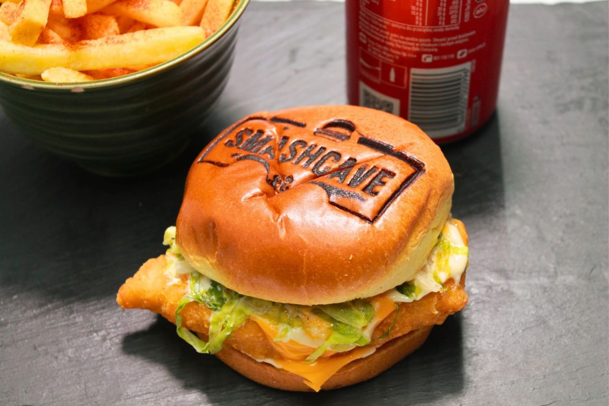 Smashcave Crispy Fillet Burger