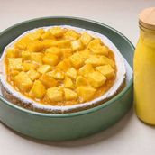 Mango Dream Cheesecake with Mango Royale Sauce