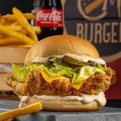 Crunch Chicken Burger Combo