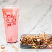 4 Pieces Baby Octo Takoyaki And Milkshake