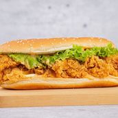 Breaded Chicken Combo Sandwich