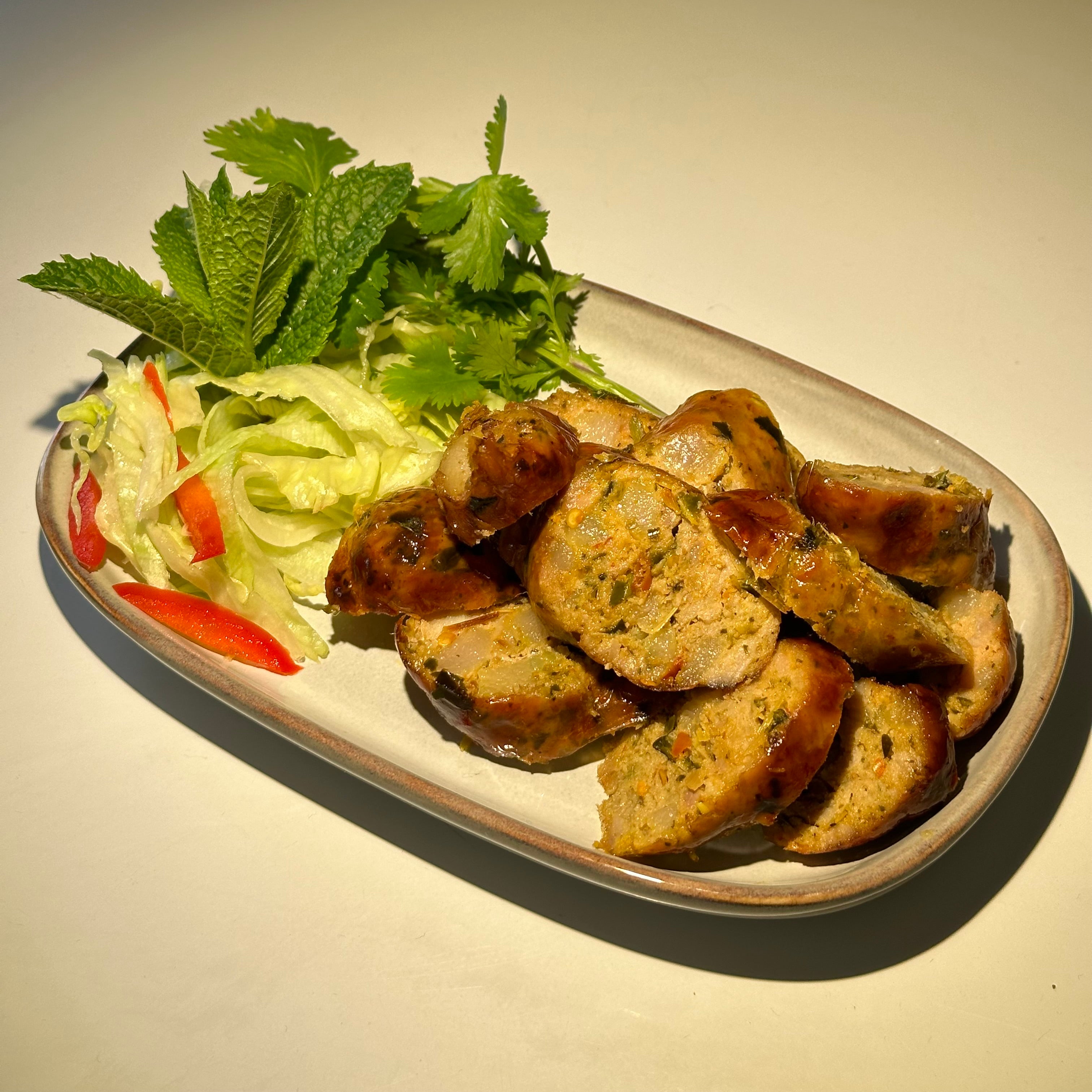Thai Homemade Spicy Sausage