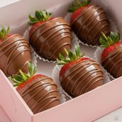 6 Pieces Nutella Dipped Strawberries
