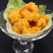  Deep Fried Prawn With Thai Style Wasabi Sauce
