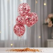 Red Confetti Balloon