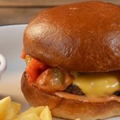 Cheetos Crunch Burger