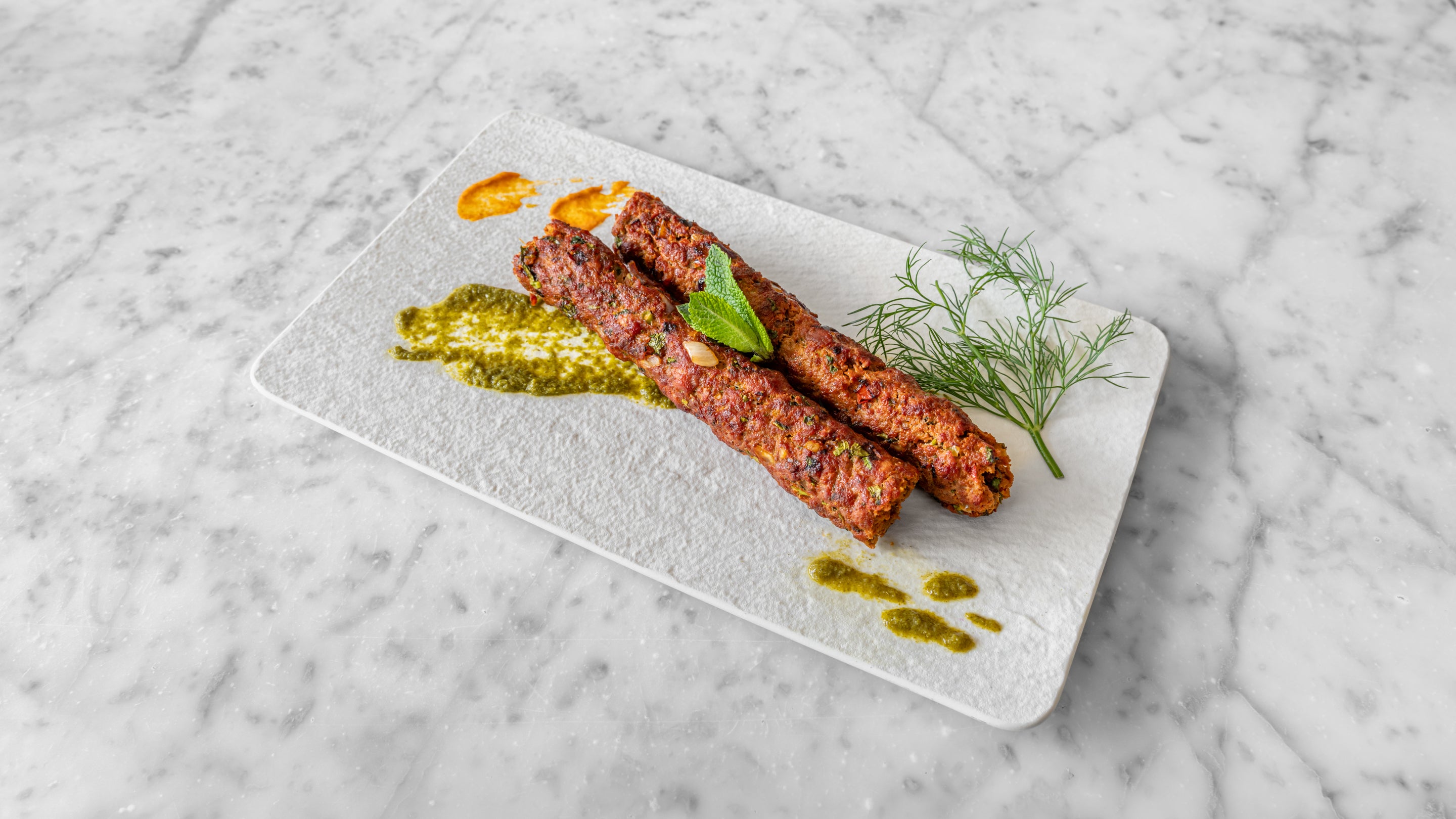 Gilafi Seekh Kebab