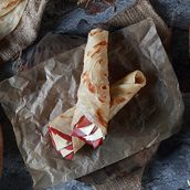 Mortadella With Cheese Chapati