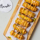 Corn Ribs With House Dry Alabama Chipotle Sauce