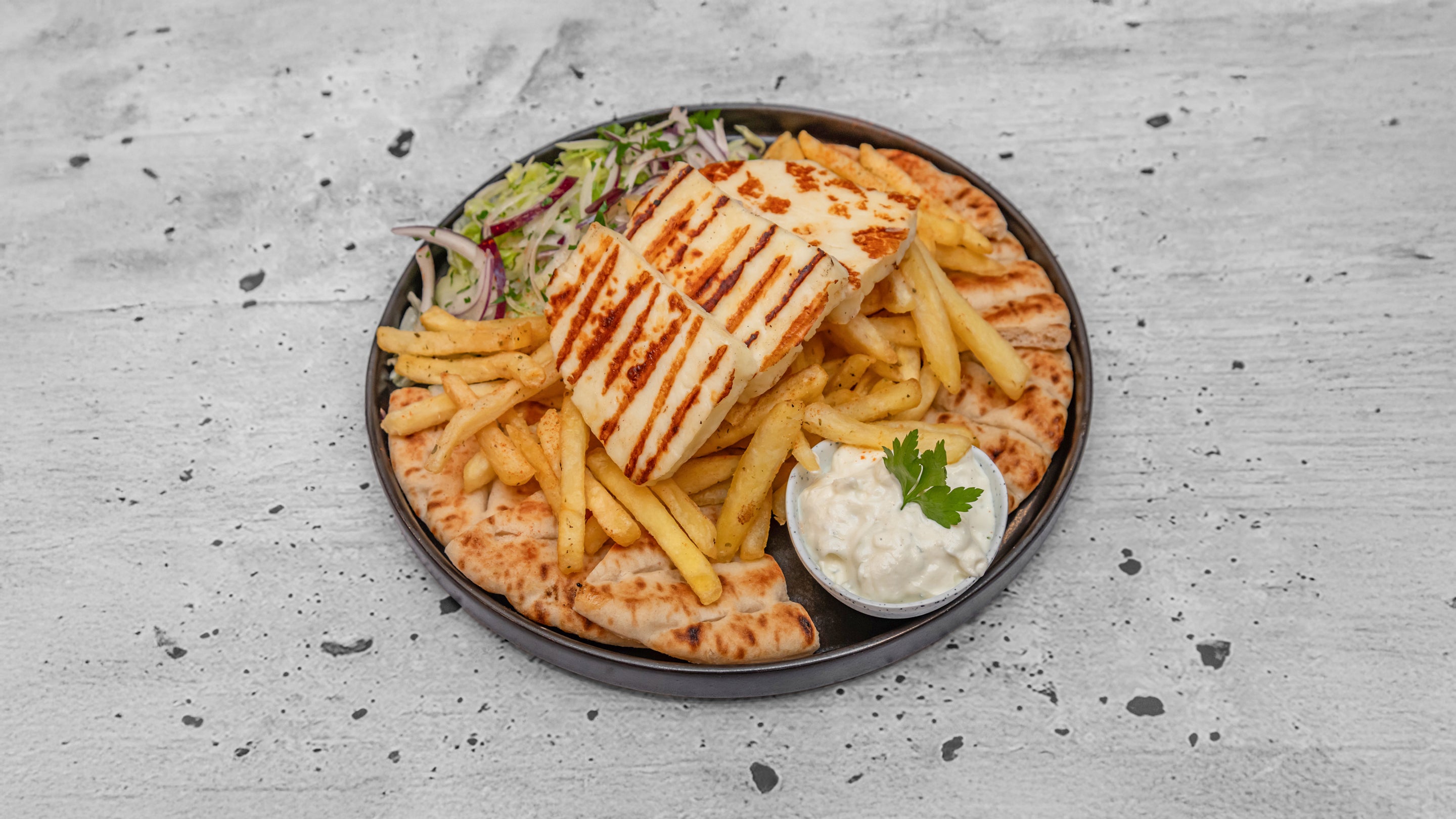 Grilled Haloumi Platter