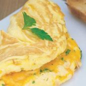 Omelette On Toast