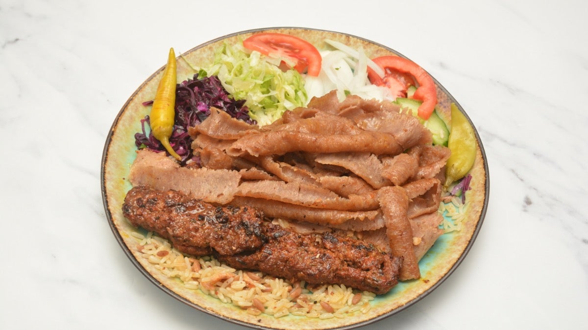 Lamb Doner and Kofte Kebab
