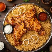 DYNAMITE CHICKEN MANDI -HALF CHARCOAL (BBQ-GRILL)